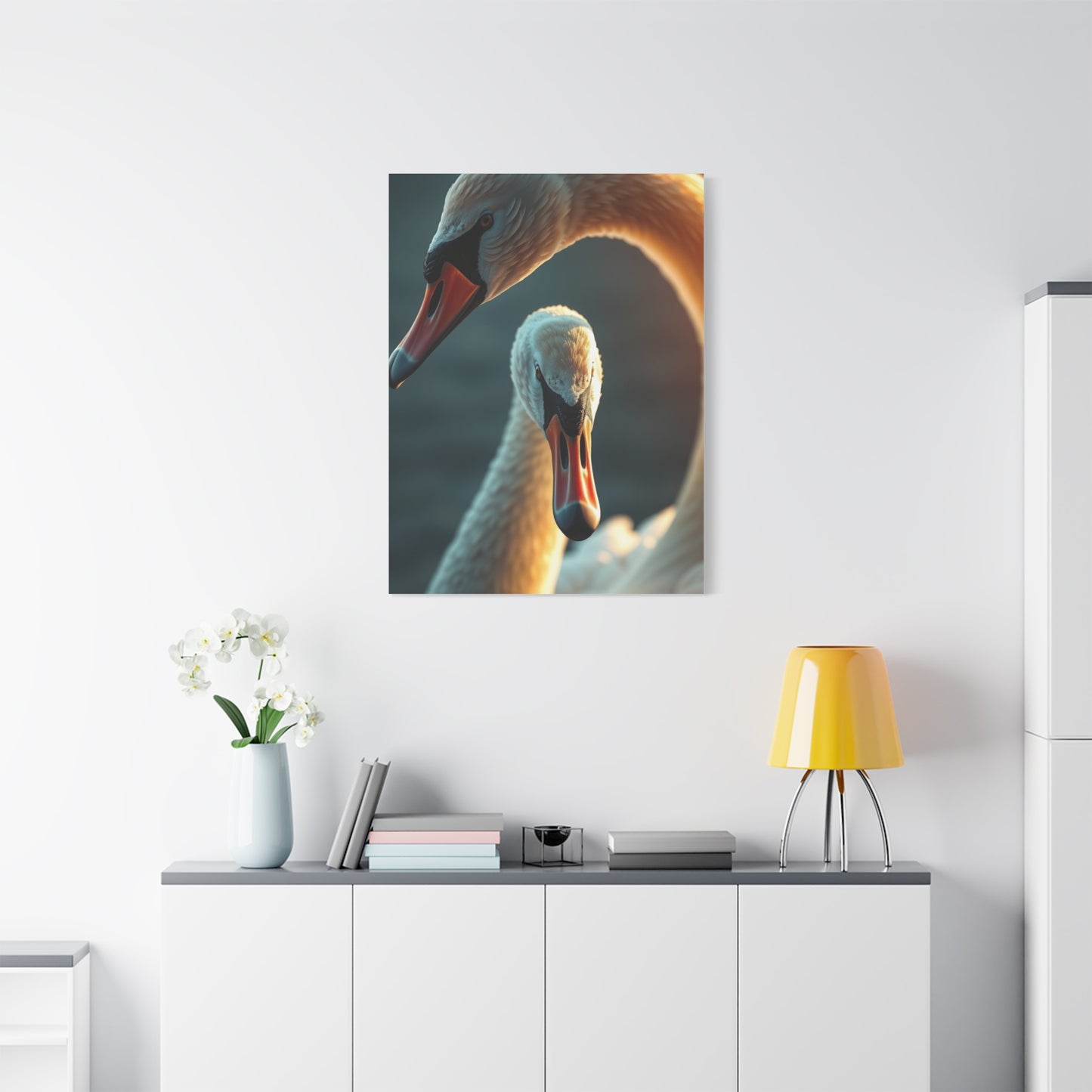 Masterpiece Swan Art Vision Wall Art & Canvas Print