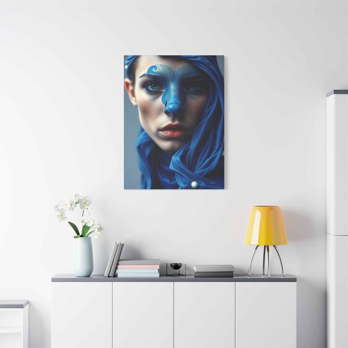 Navy Blue Art Luxury Canvas Wall Art & Canvas Print