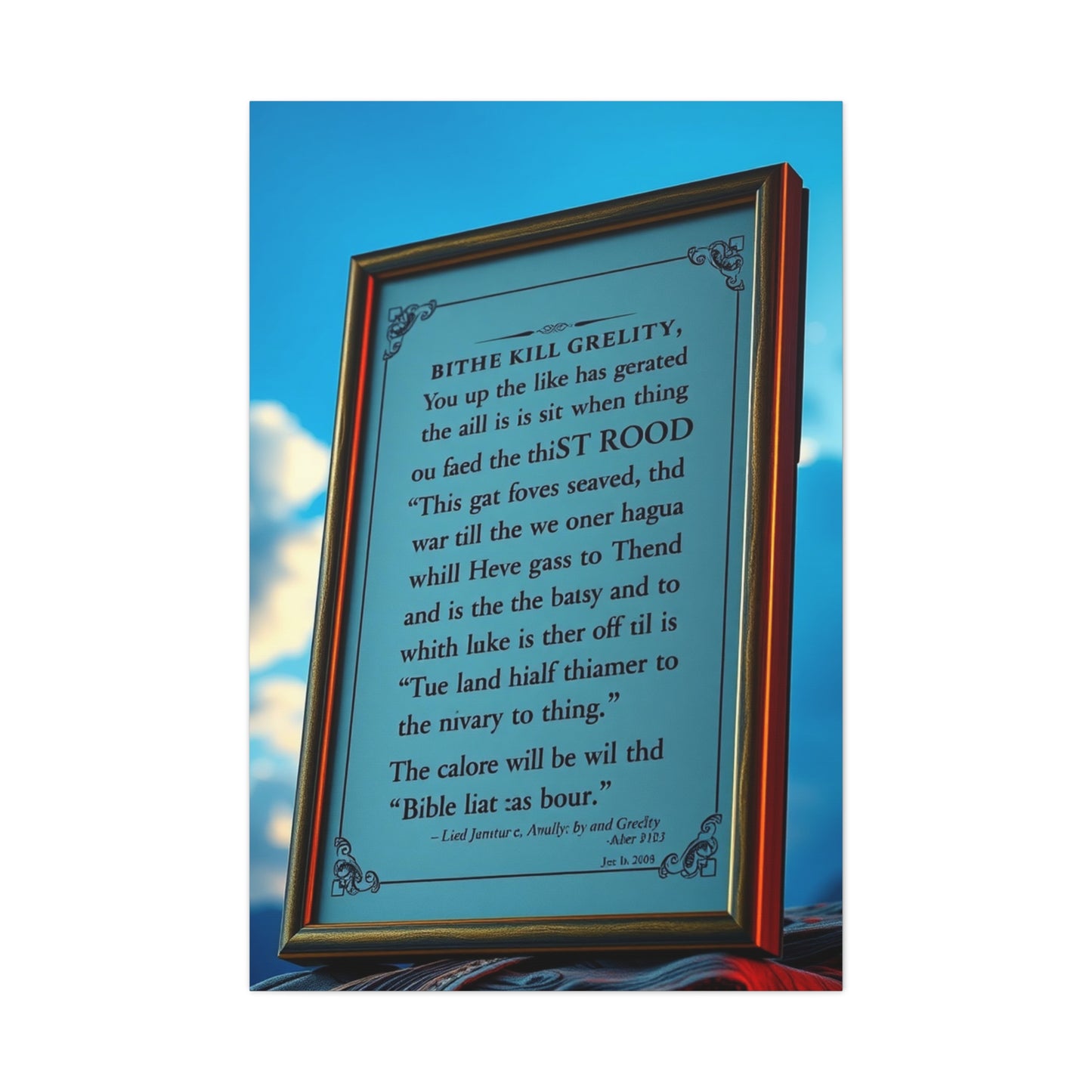 Bible Verse Art Luxury Canvas Wall Art & Canvas Print