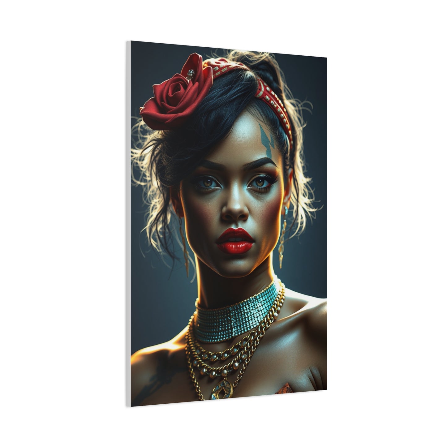 Rihannas Timeless Beauty Canvas Wall Art & Canvas Print