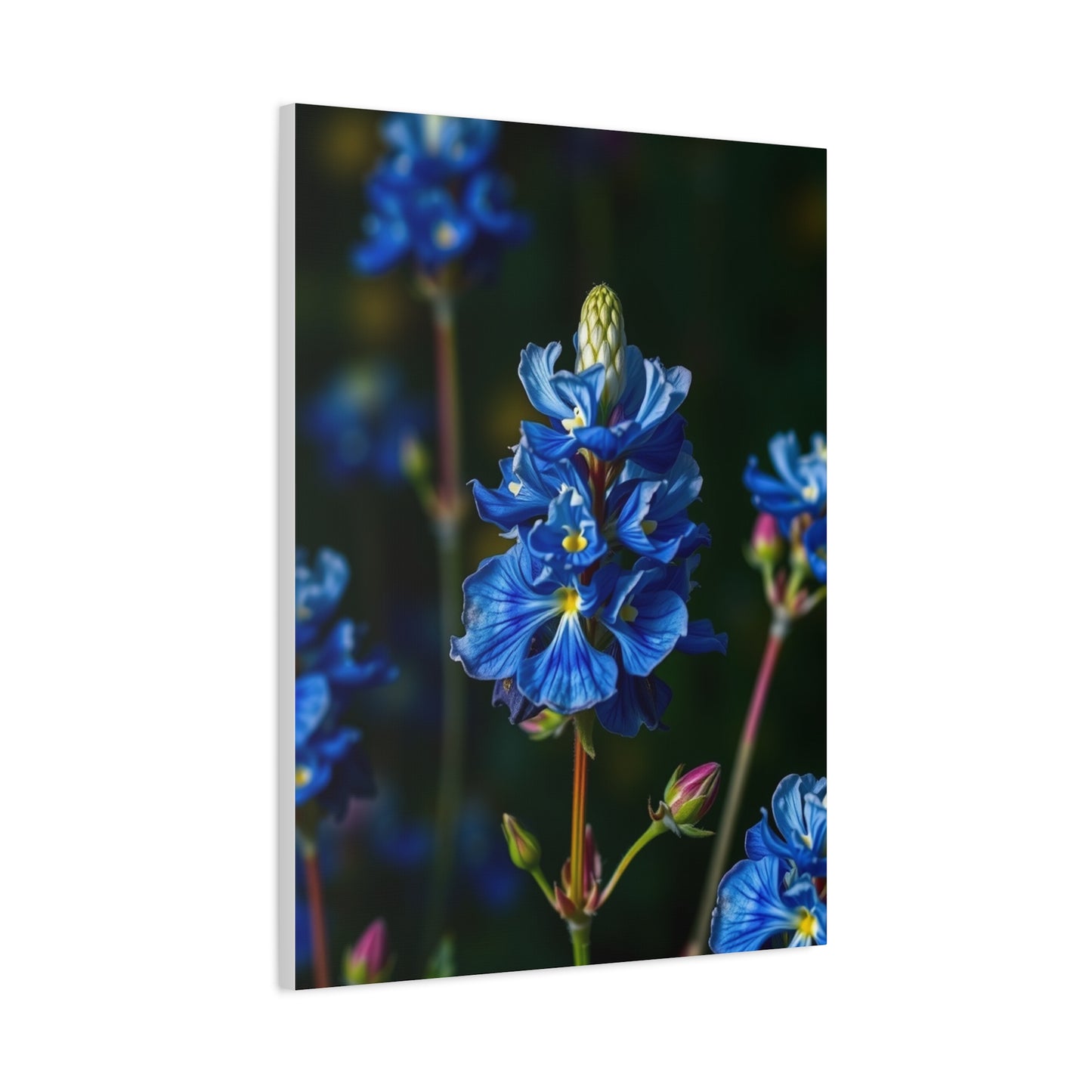 Masterpiece Bluebonnet Flower Art Vision Wall Art & Canvas Print