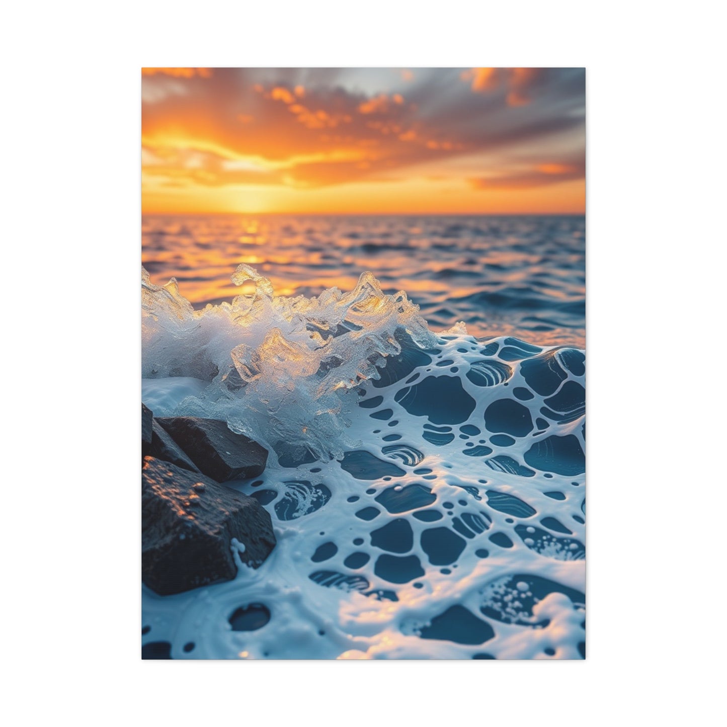 Celestial Tides Canvas wall art & canvas print