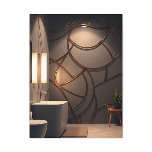 Tranquil Cascade Art Wall Art & Canvas Print