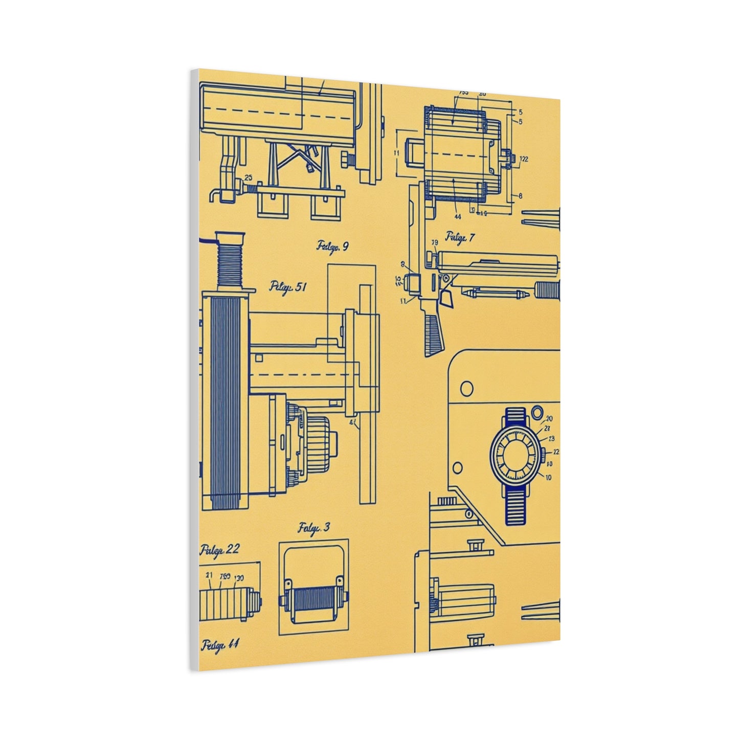 Blueprint & Patent Sketches Art Supreme Gallery Wall Art & Canvas Print
