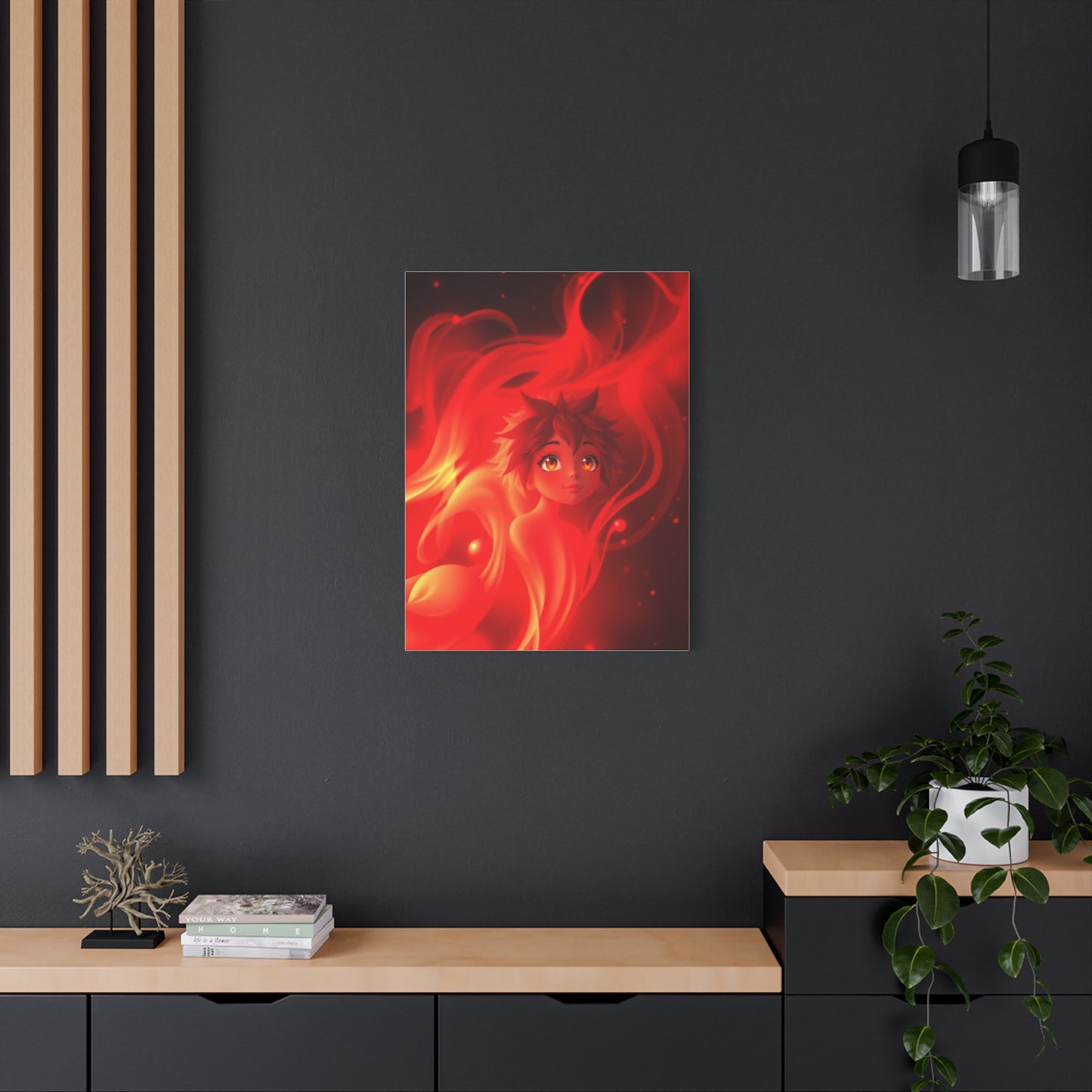 Scarlet Elegance Artwork Wall Art & Canvas Print