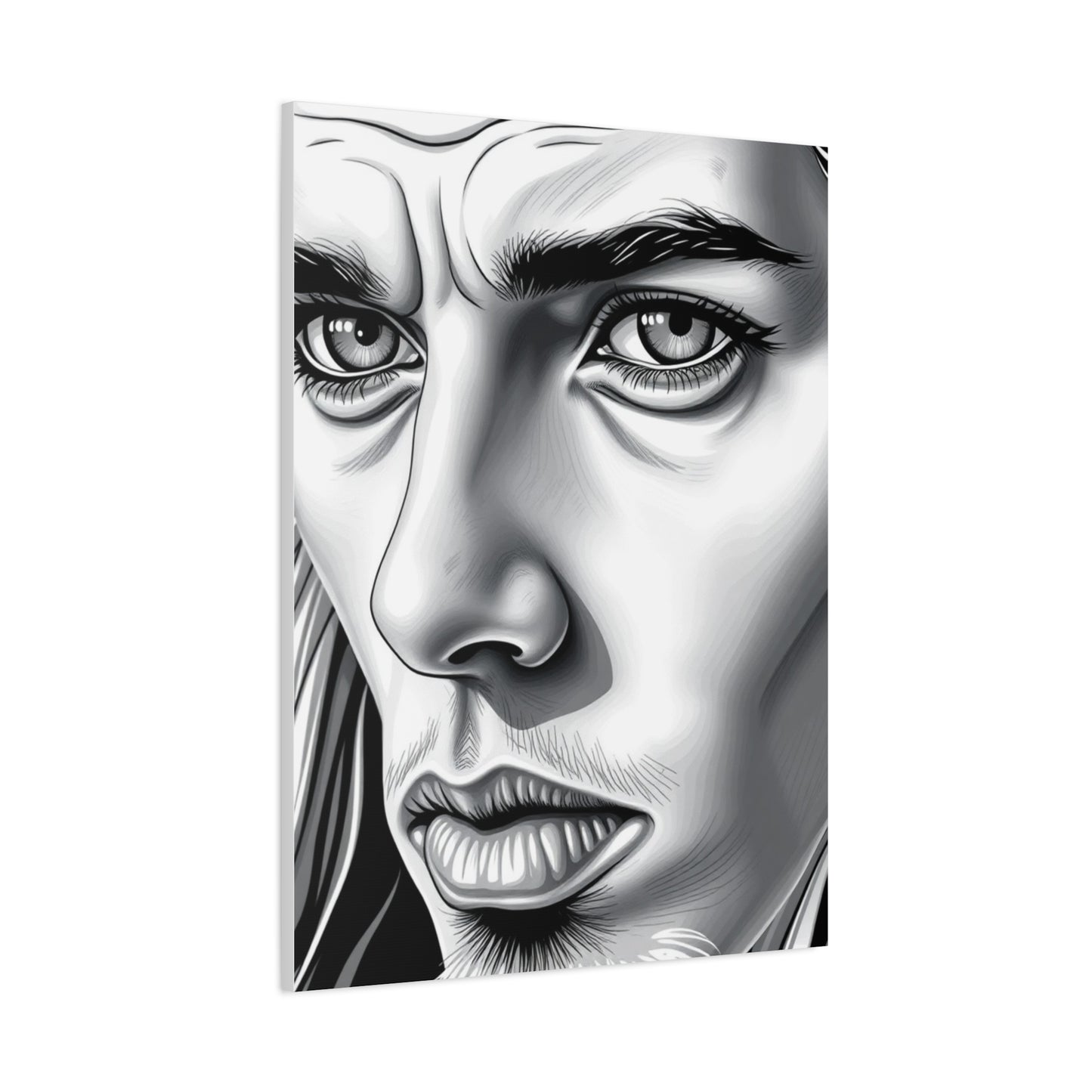 Supreme Black and White Illustrations Art Collection Wall Art & Canvas Print