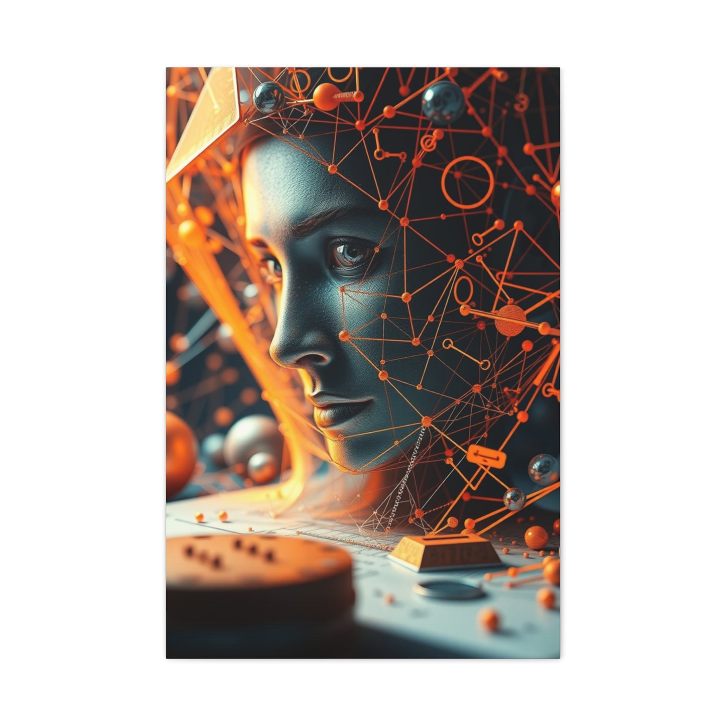 Vision Mathematics Art Art Wall Art & Canvas Print