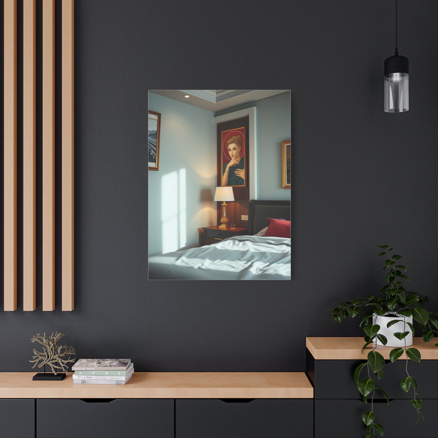 Luxe Nocturnal Elegance Wall Art & Canvas Print