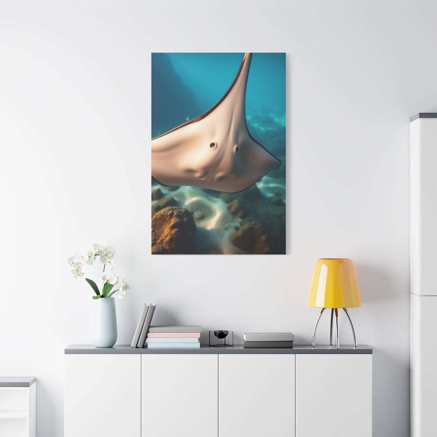 Masterpiece Ray & Stingray Art Vision Wall Art & Canvas Print