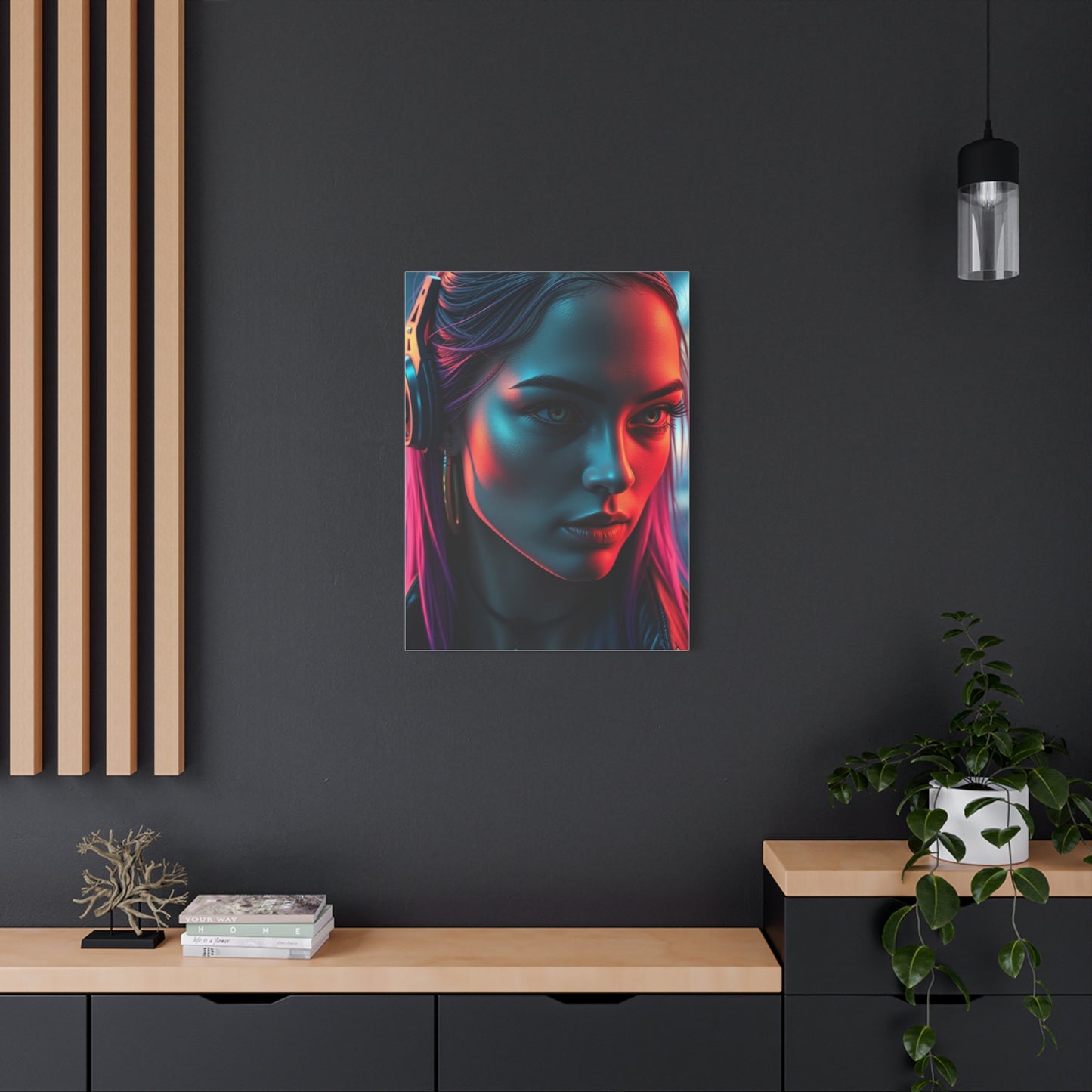 Neon Reverie Canvas