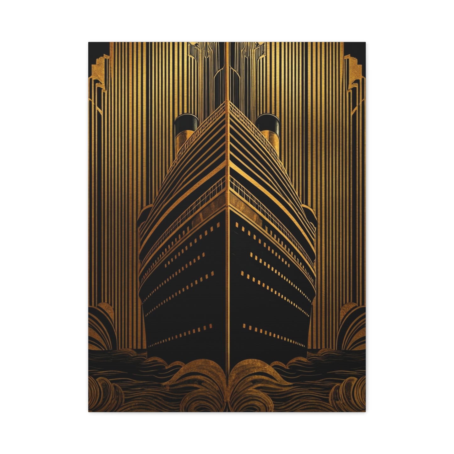 Titanic Majesty Art Deco Ship Wall Art & Canvas Prints