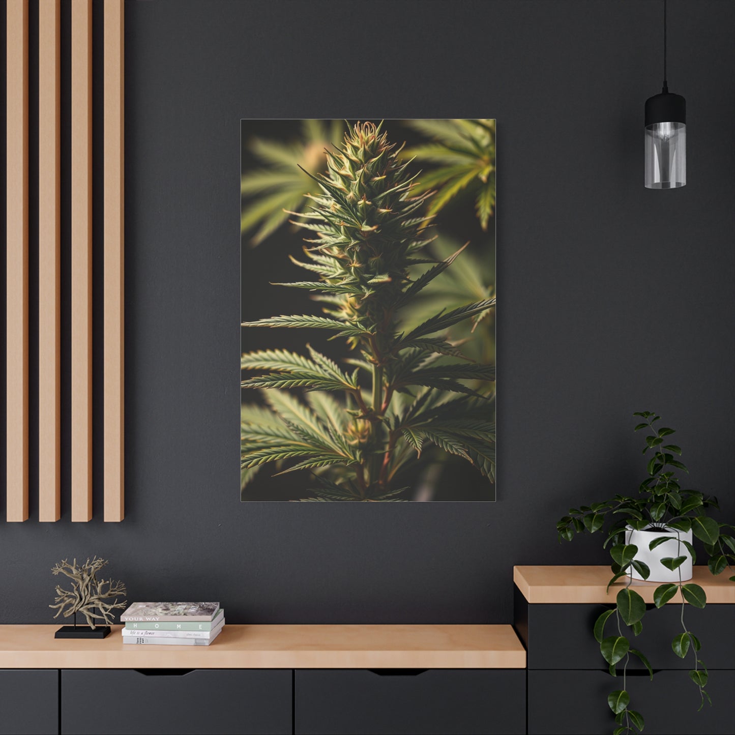 Verdant Elegance Canvas Wall Art & Canvas Print