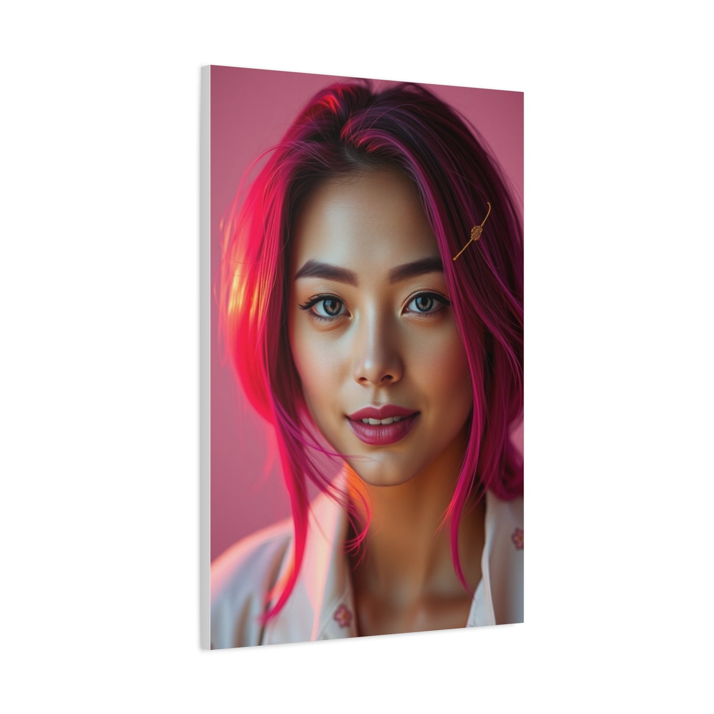 Vision Magenta Art Art Wall Art & Canvas Print