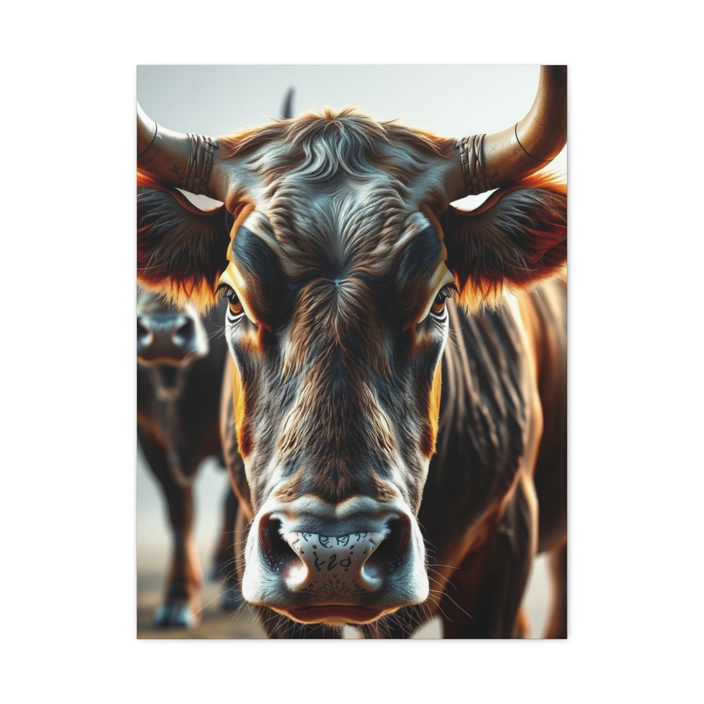 Bovine Majesty Canvas Collection Wall Art & Canvas Print