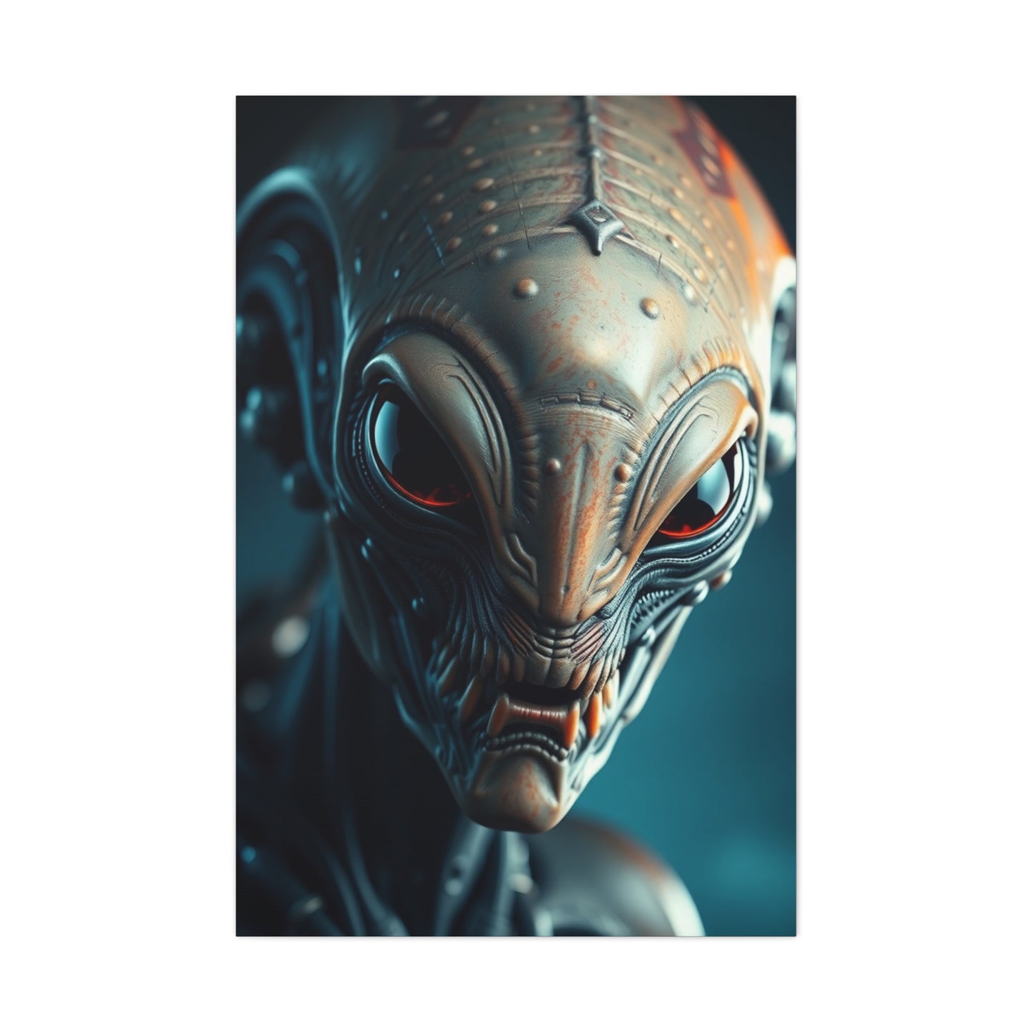 Vision Alien Art Art Wall Art & Canvas Print