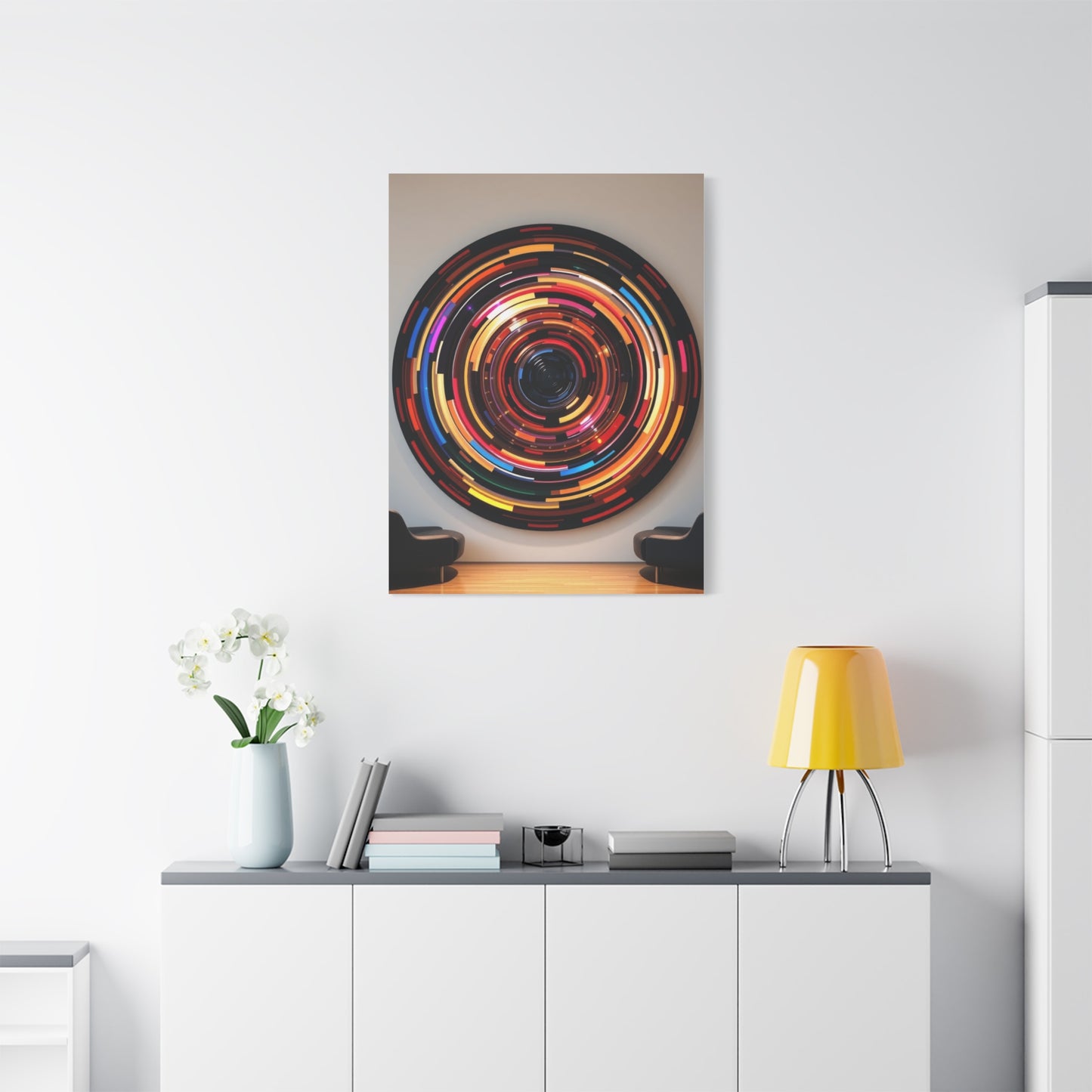Supreme Circular Abstract Art Collection Wall Art & Canvas Print