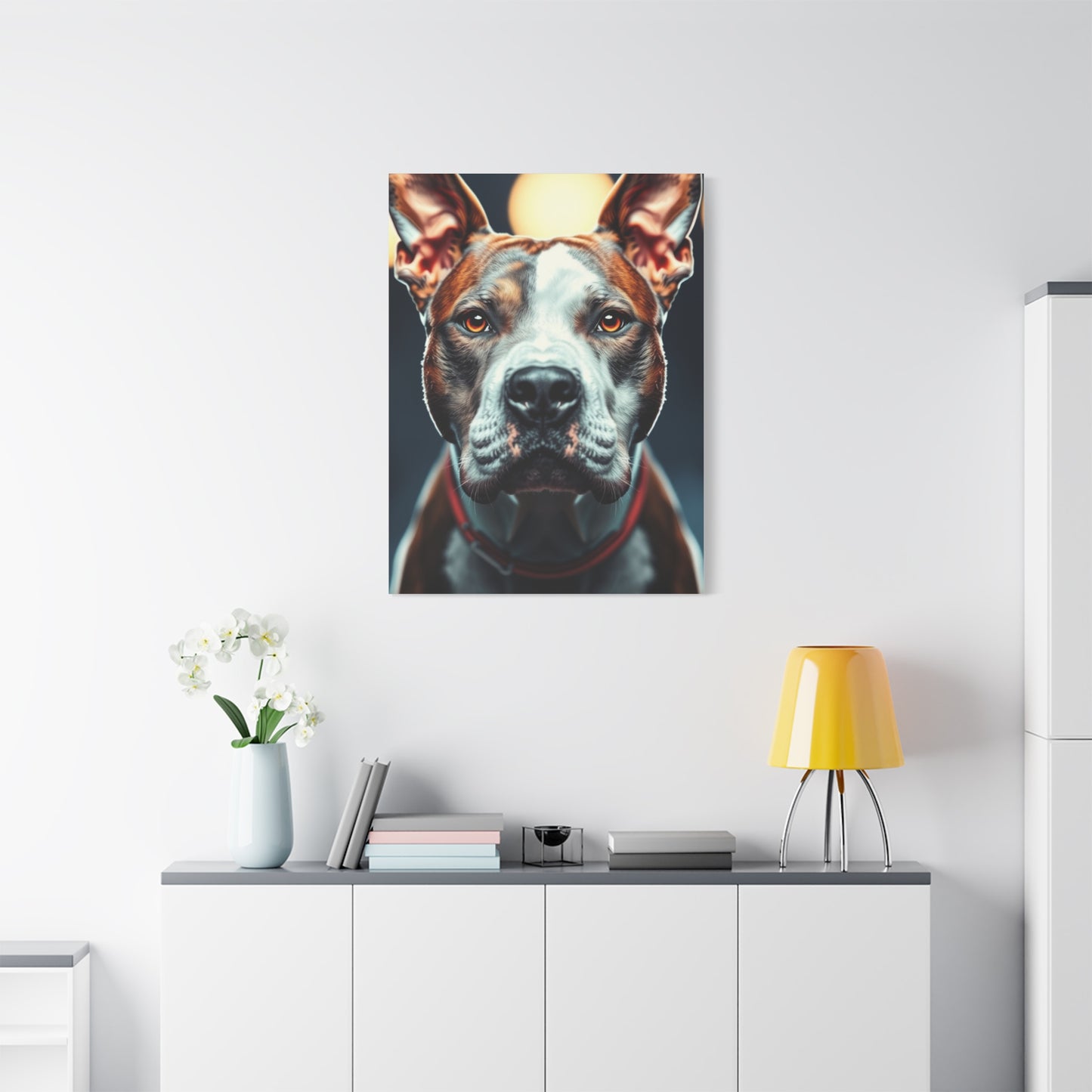 Pit Bull Art Refined Canvas Wall Art & Canvas Print