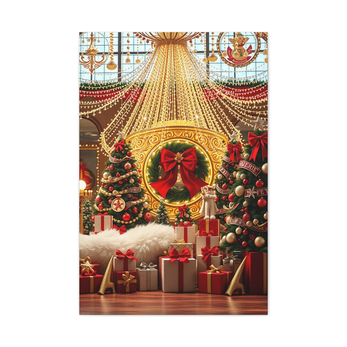Opulent Holiday Splendor Canvas