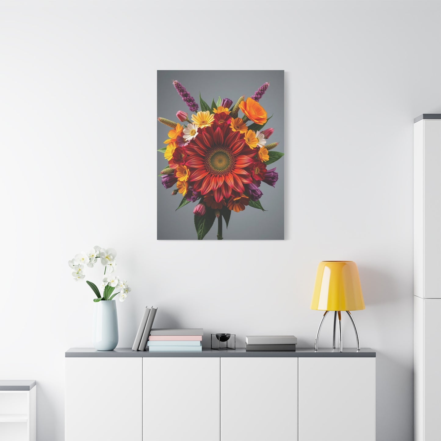 Luxe Flora Effigy Wall Art & Canvas Print