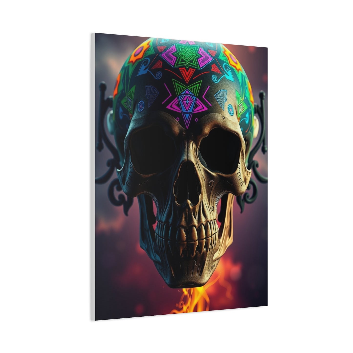 Vivid Skull Reverie Wall Art & Canvas Print