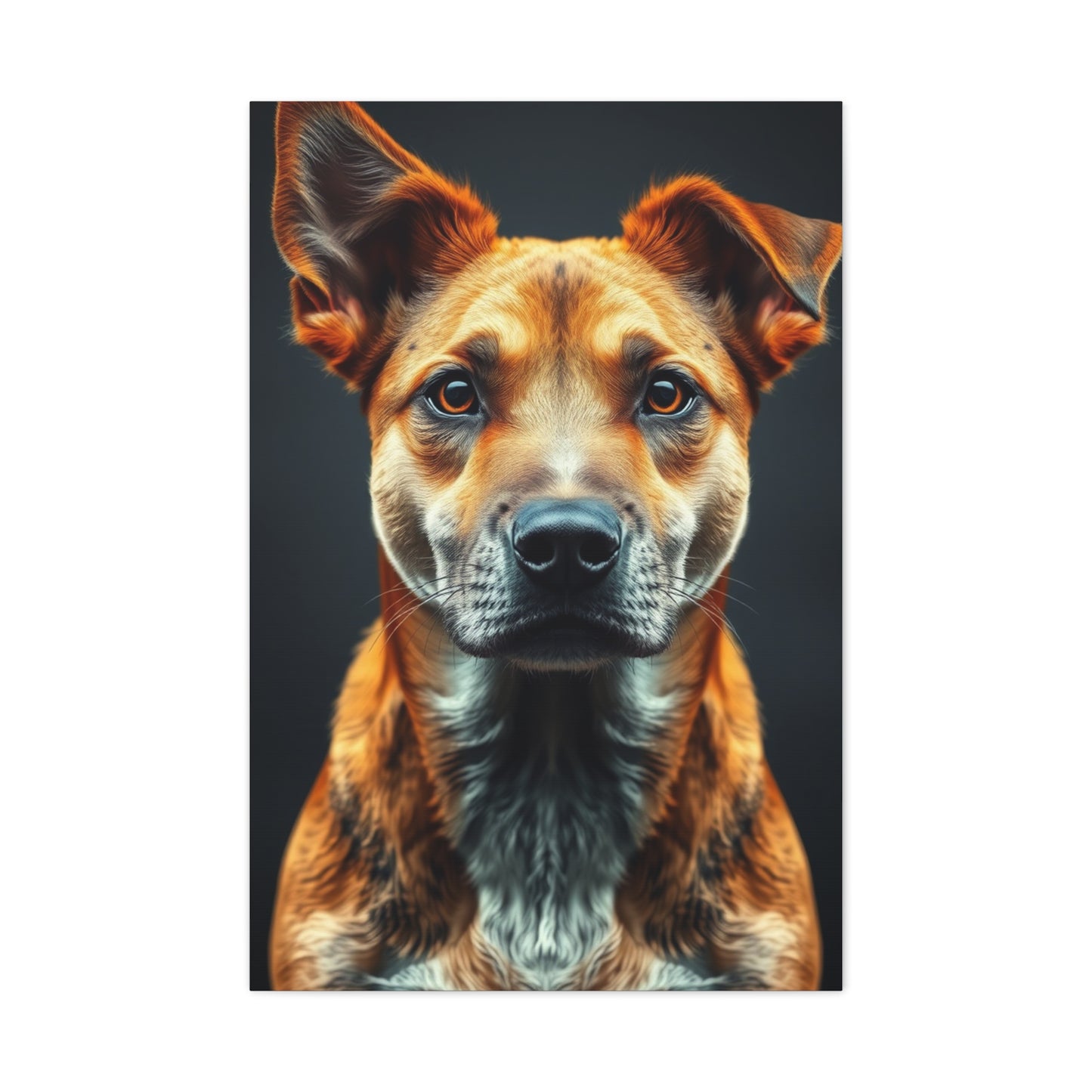 Canine Elegance Portraiture Wall Art & Canvas Print
