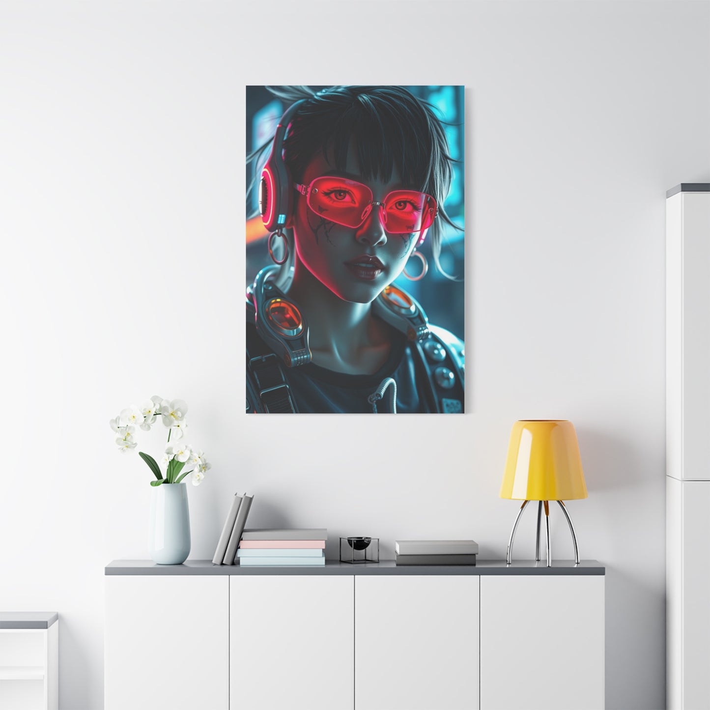 Vision Cyberpunk Art Art Wall Art & Canvas Print