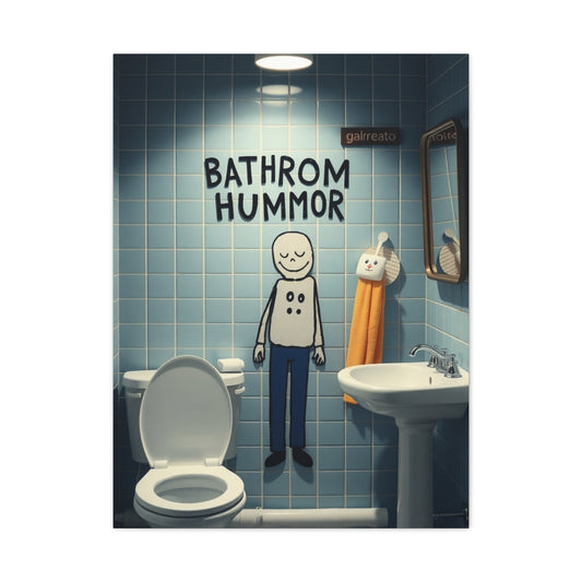 Collection Bathroom Humor Art Art Wall Art & Canvas Print