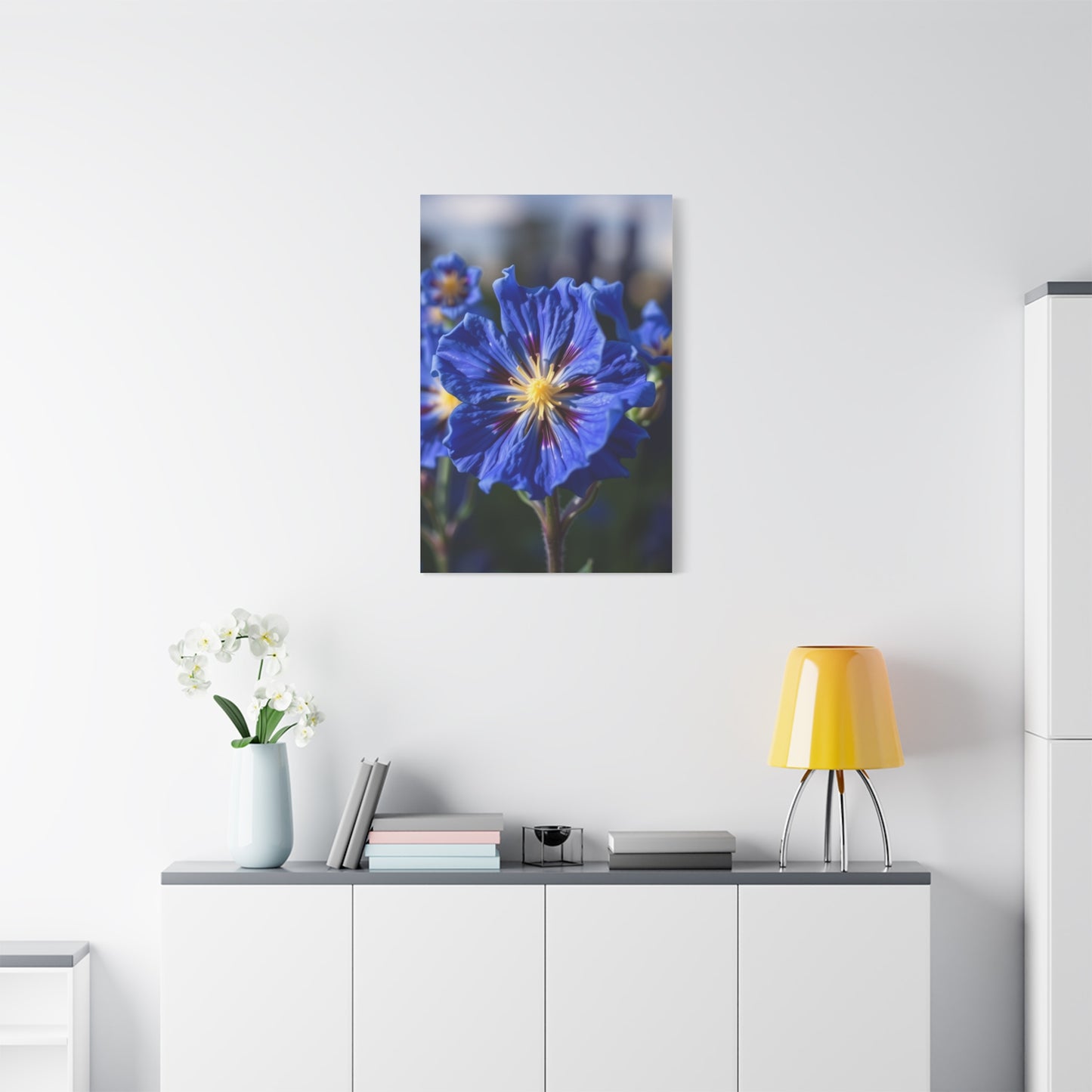 Elite Bluebonnet Flower Art Vision Wall Art & Canvas Print