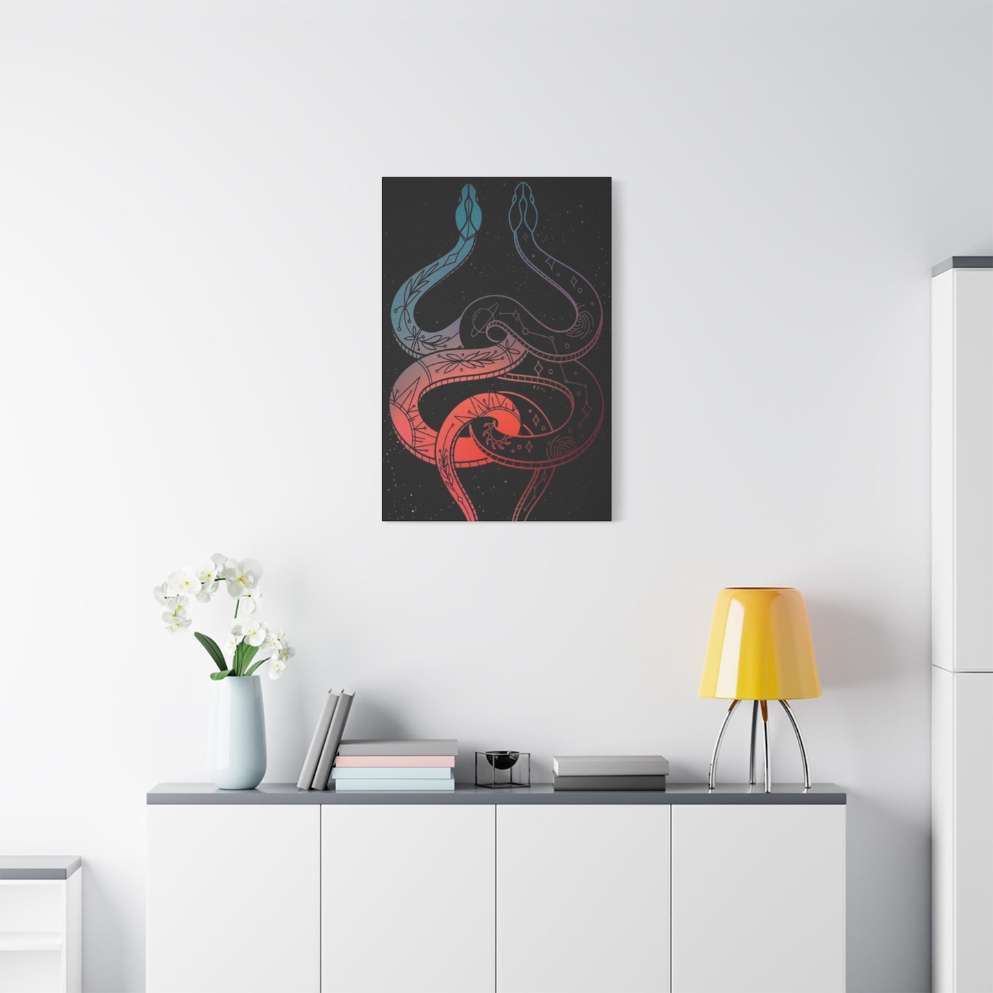 Two Snakes Poster Wall Art & Canvas Prints