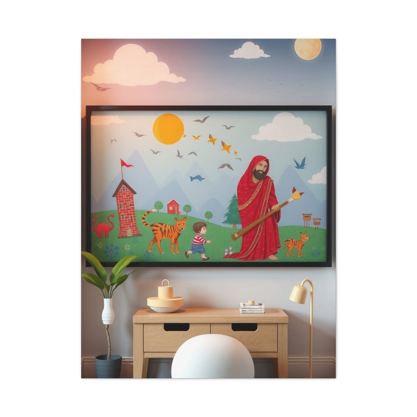 Ethereal Playroom Tableau Wall Art & Canvas Print