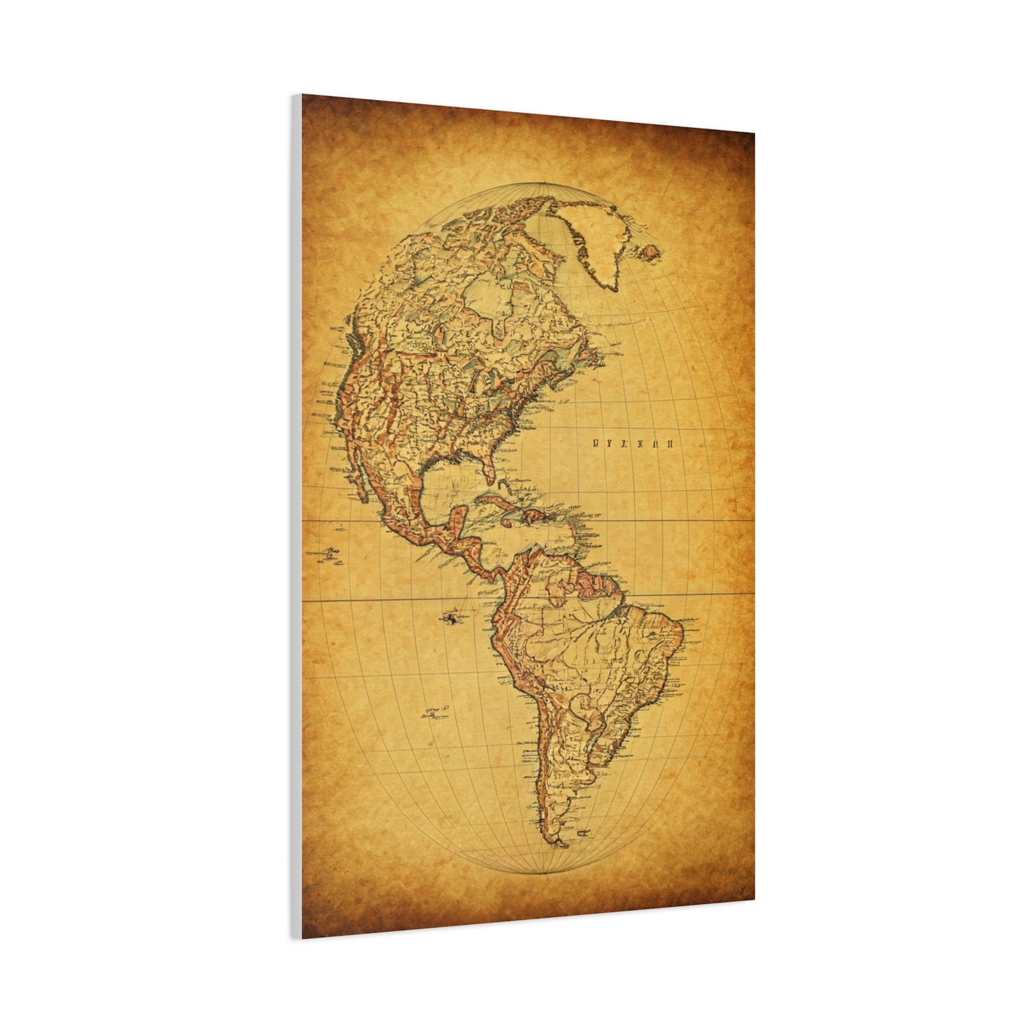 Nautical Ship Map Antique Wall Art & Canvas Prints