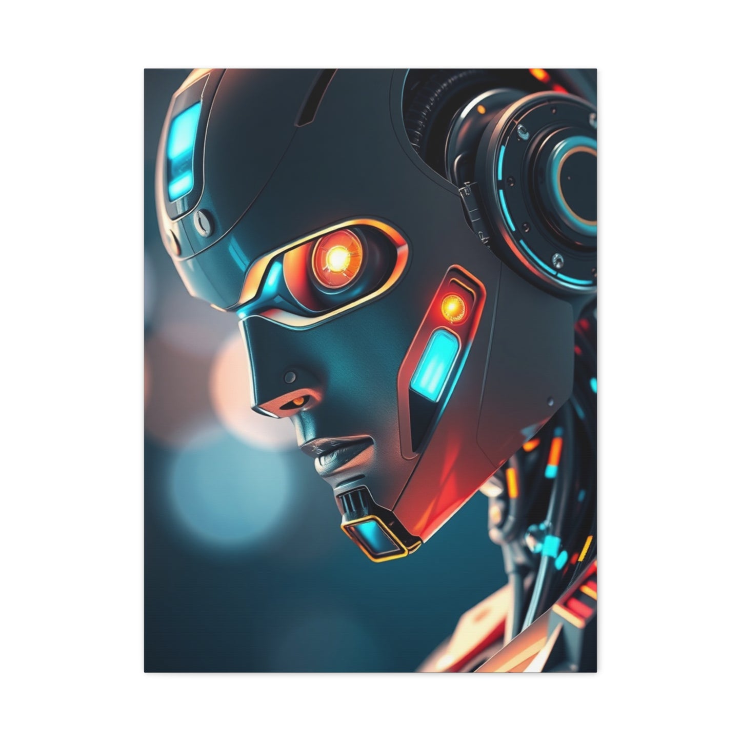 Masterpiece Robot Art Vision Wall Art & Canvas Print