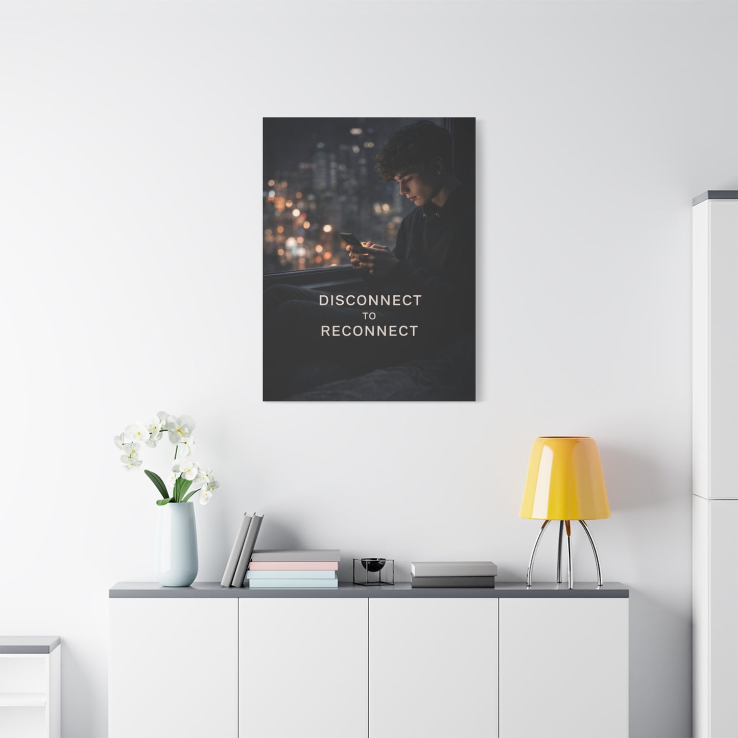 Disconnect to Reconnect Wall Art & Canvas Print
