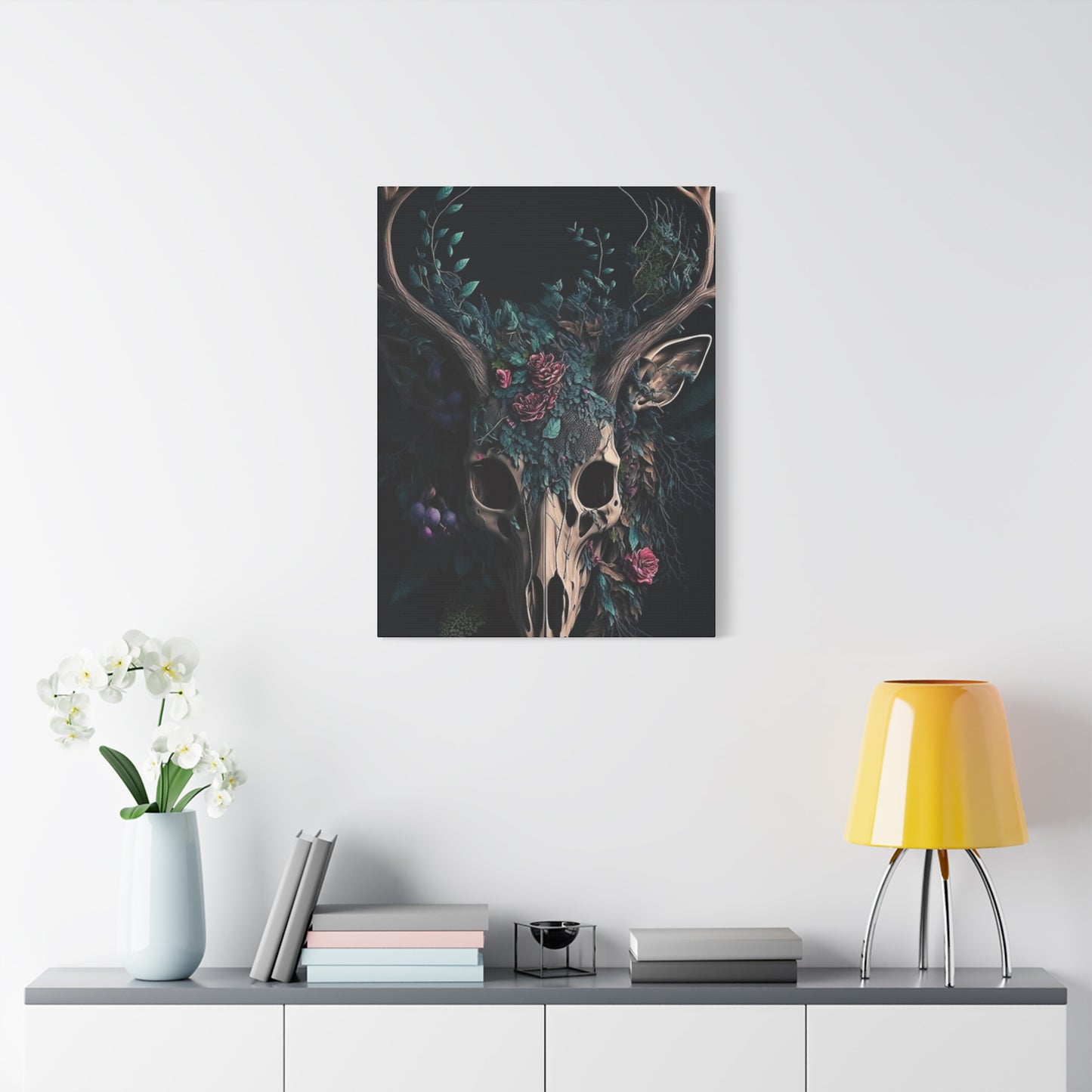 Reindeer Skull Poster Wall Art & Canvas Prints
