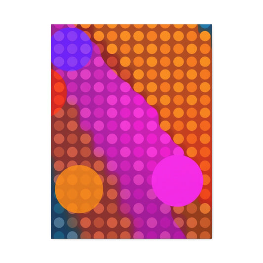 Vision Polka Dot Pattern Art Art Wall Art & Canvas Print