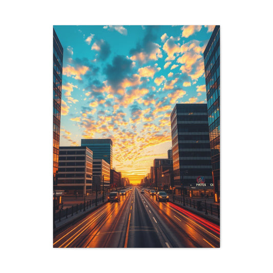 Elite Michigan Sky Media Art Vision Wall Art & Canvas Print