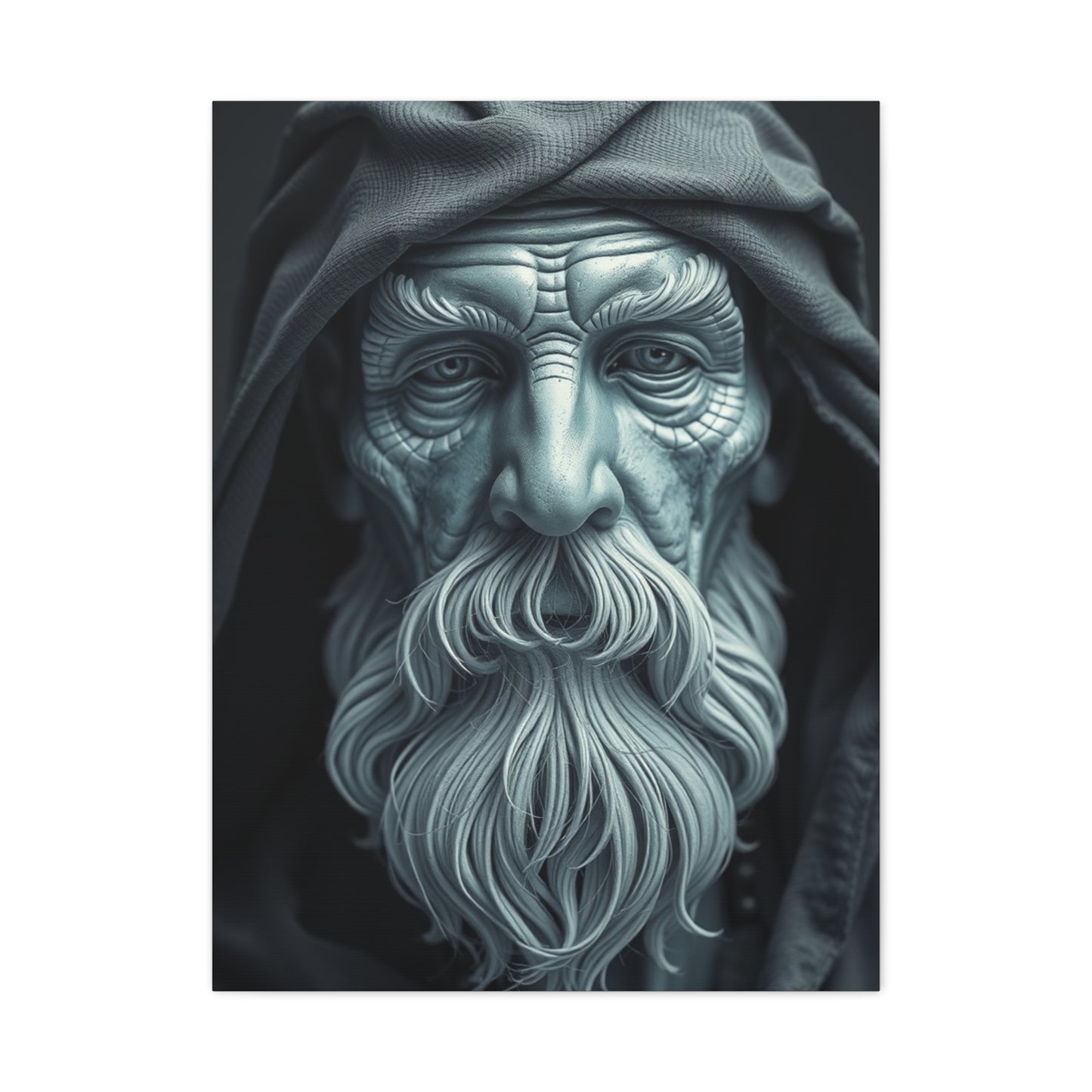 Opulent Grayscale Tapestry Wall Art & Canvas Print