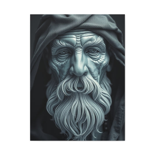 Opulent Grayscale Tapestry Wall Art & Canvas Print