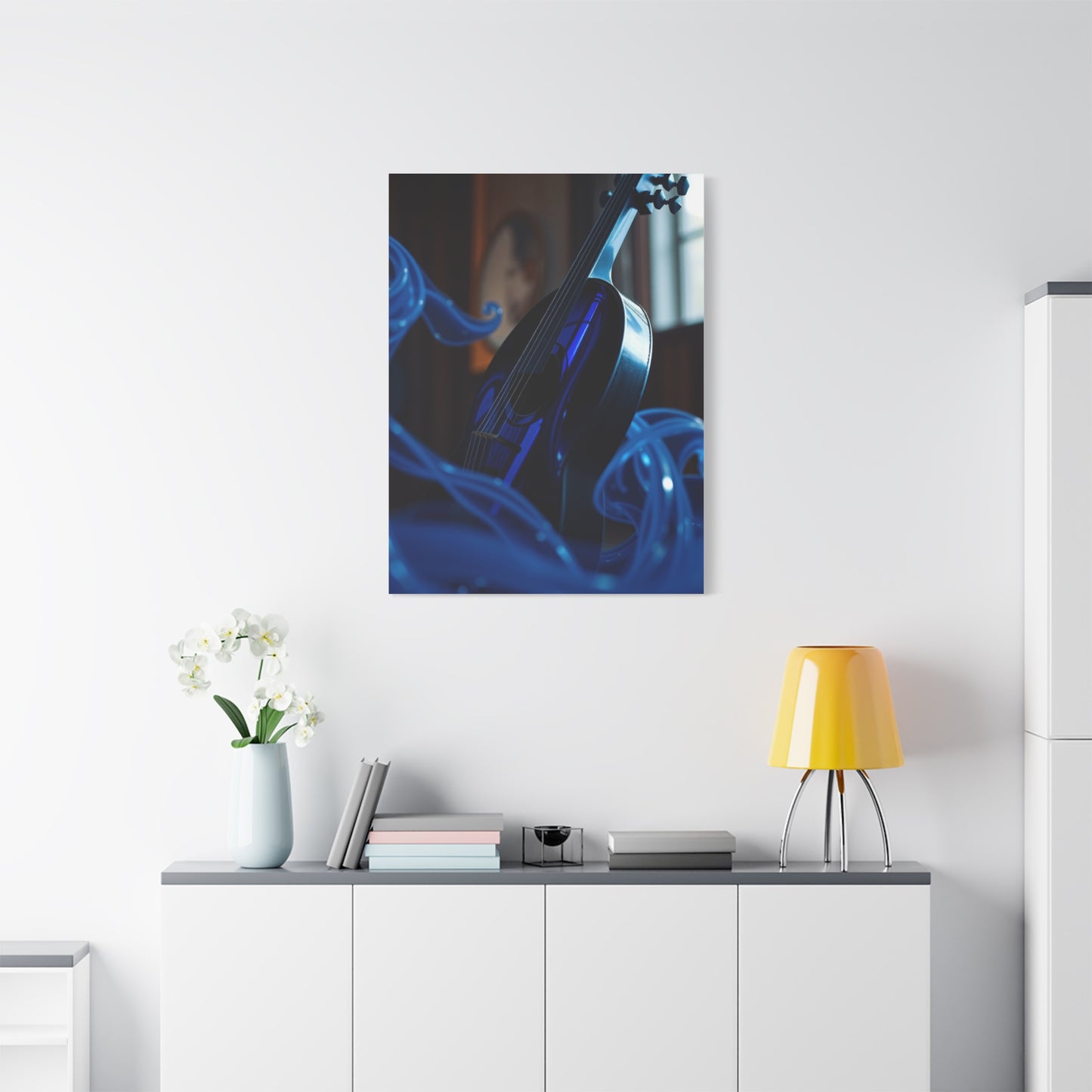 Blue Music Art Refined Canvas Wall Art & Canvas Print