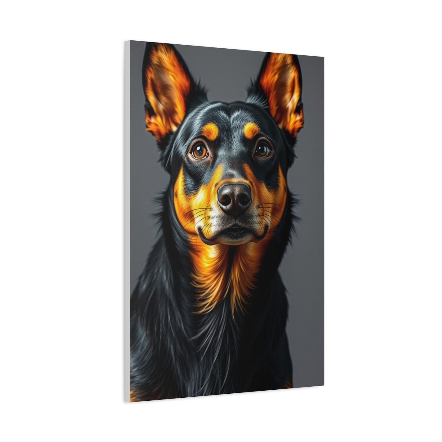 Black and Tan Art Luxury Canvas Wall Art & Canvas Print