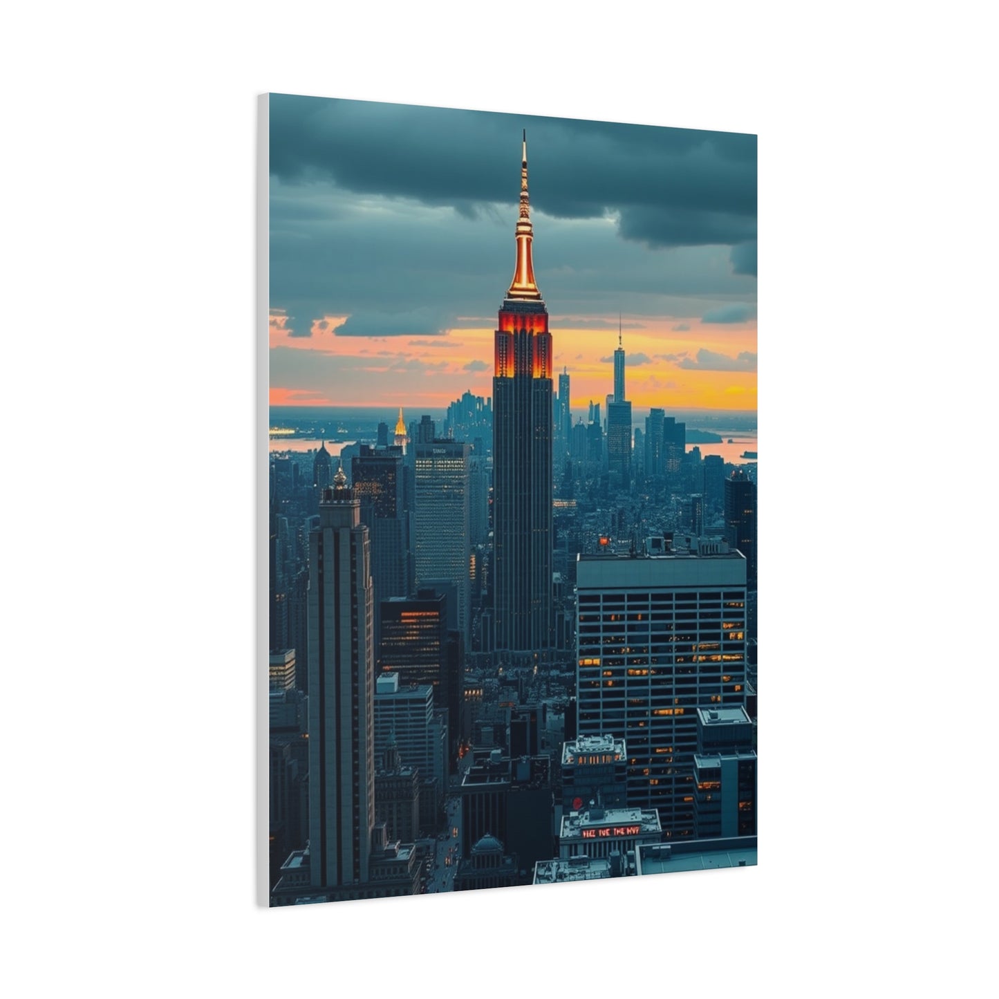 Supreme NYC Skyline Art Collection Wall Art & Canvas Print