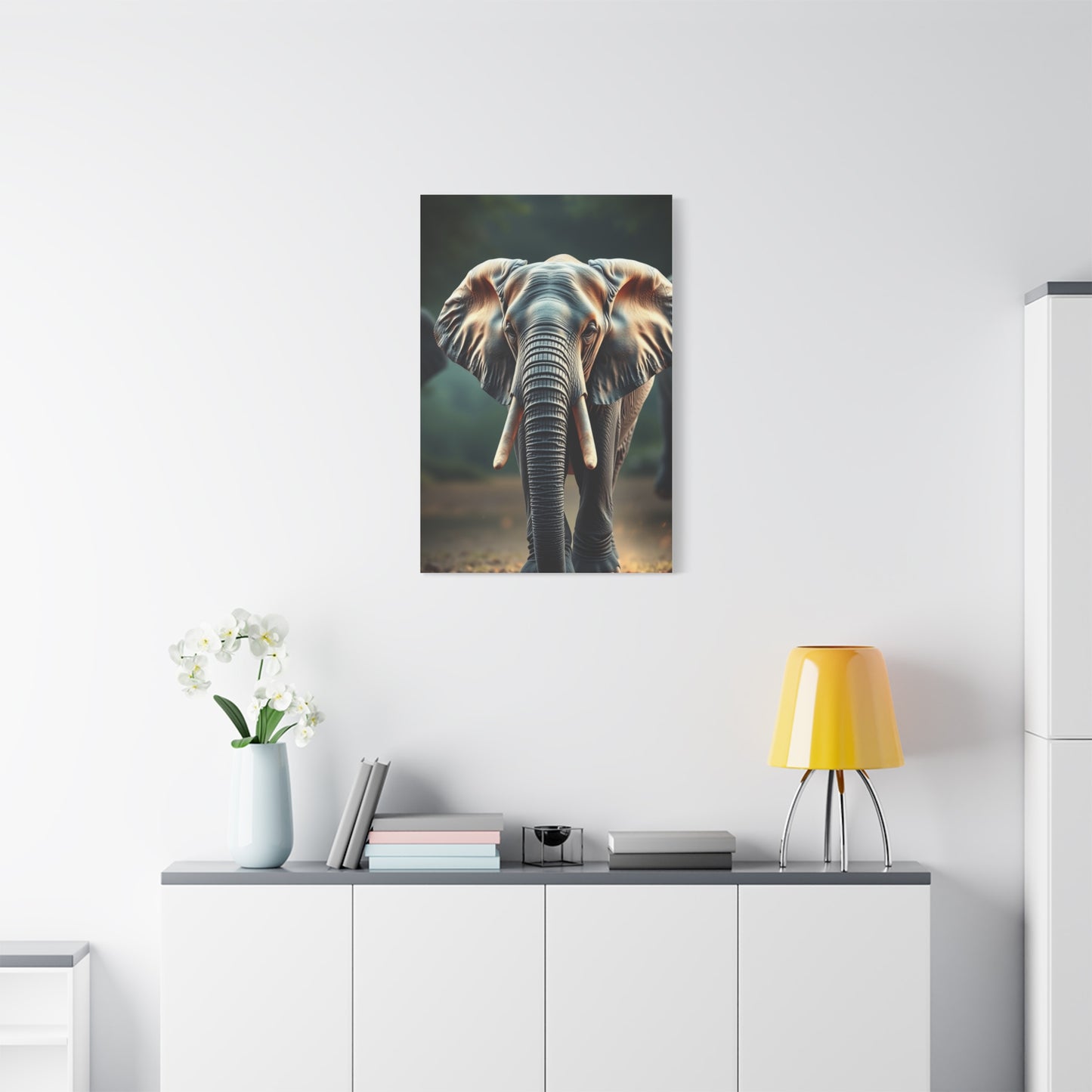 Elephantine Elegance Canvas Wall Art & Canvas Print