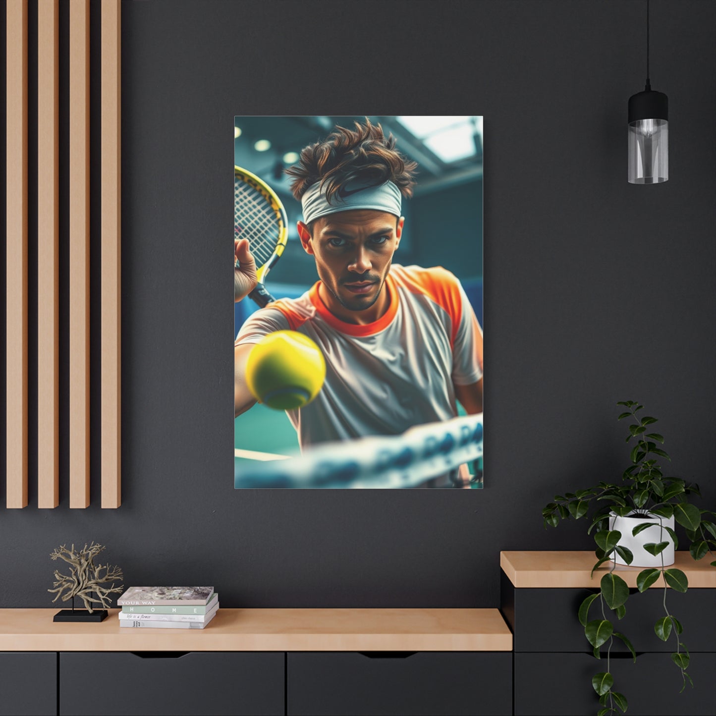 Vision Tennis Art Art Wall Art & Canvas Print