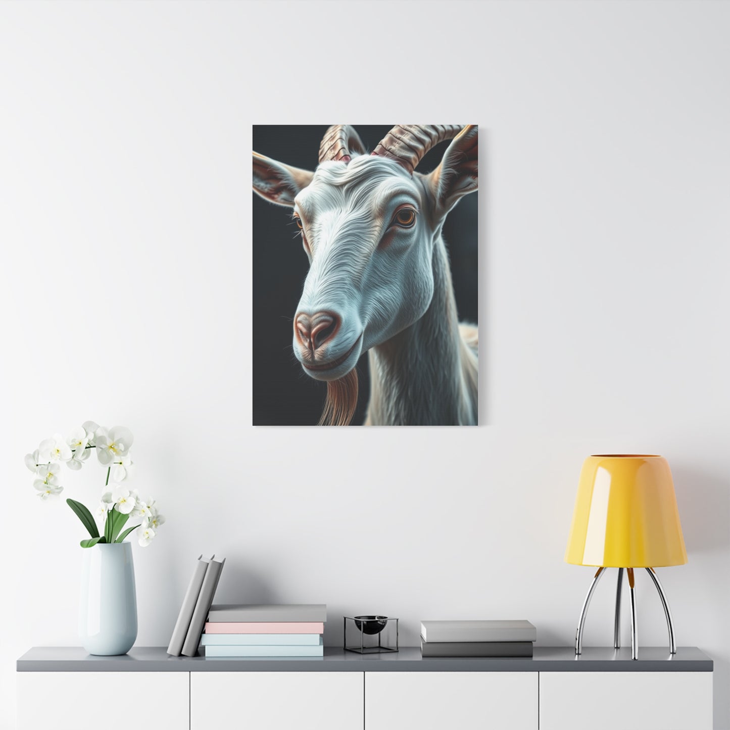 Noble Caprine Masterpiece Wall Art & Canvas Print