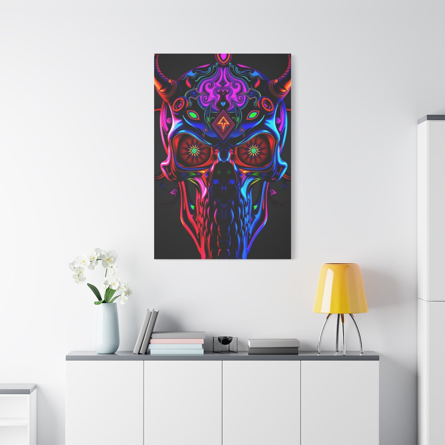 Trance Skull Elegance Wall Art & Canvas Print