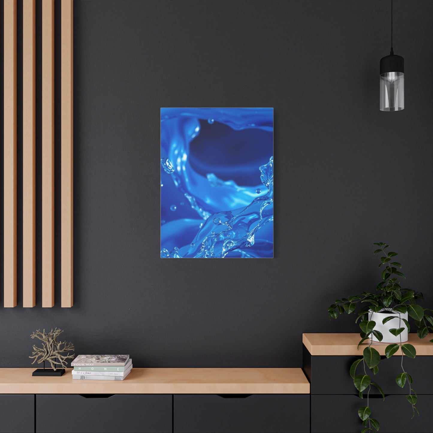 Sapphire Serenity Tableau Wall Art & Canvas Print