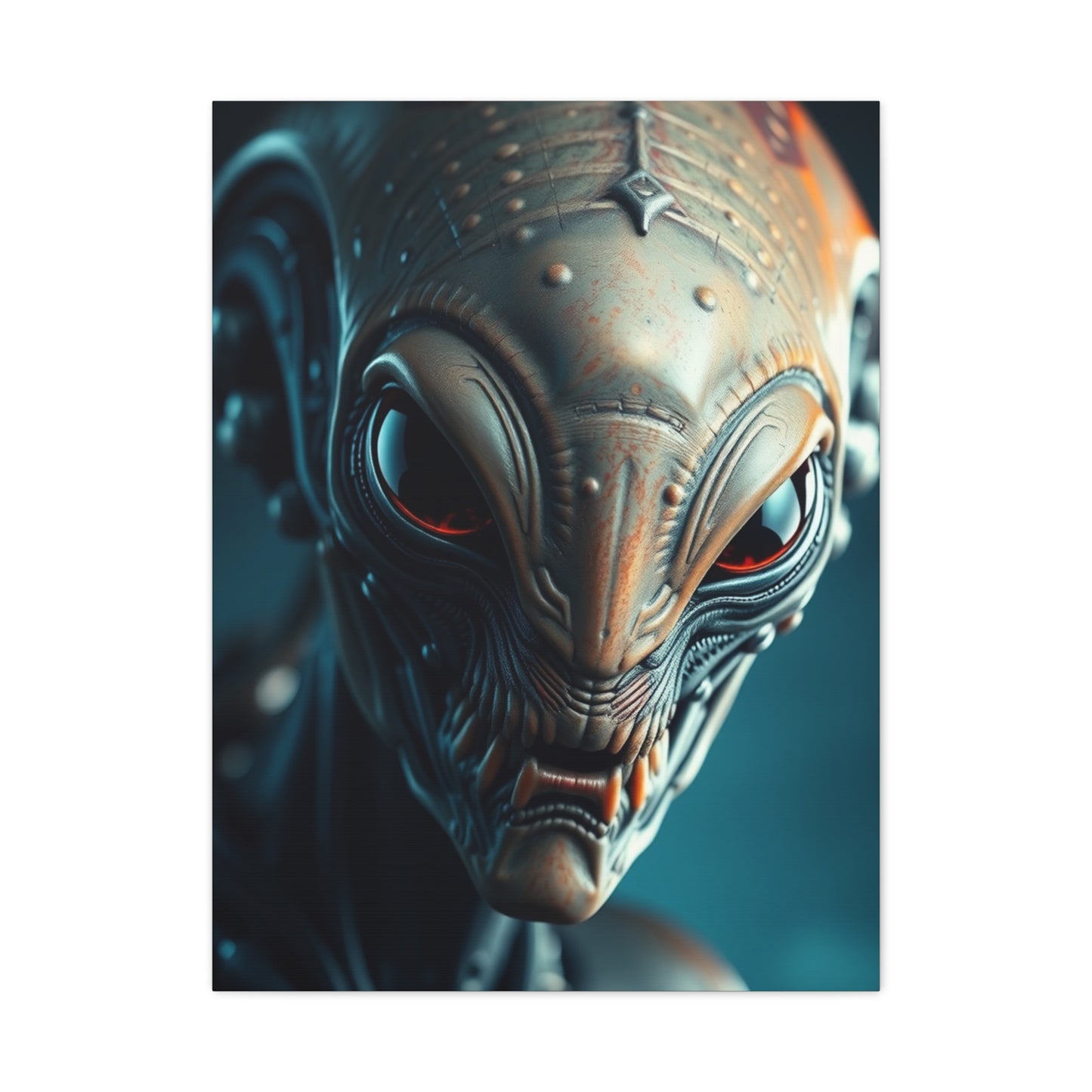 Vision Alien Art Art Wall Art & Canvas Print
