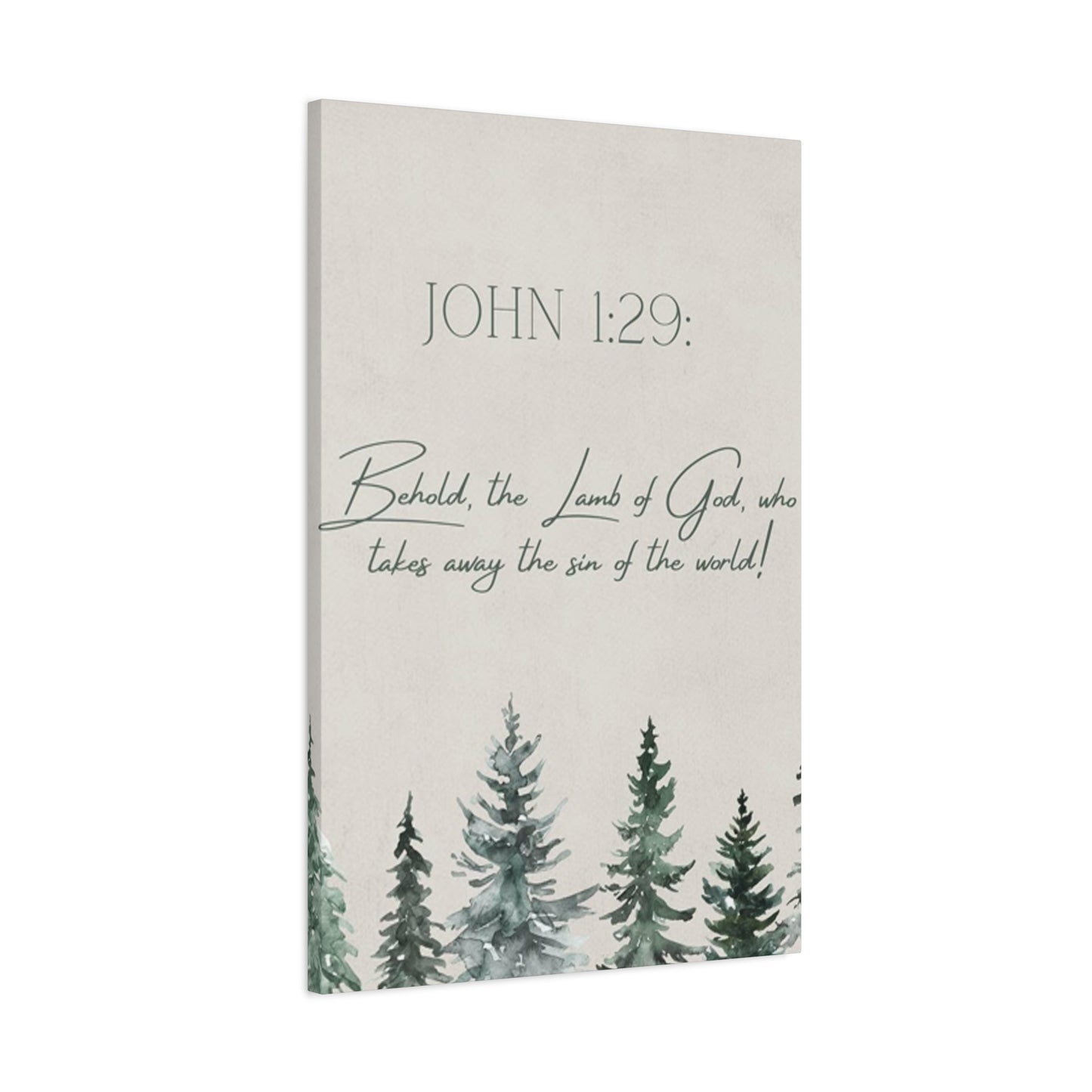 John 1 : 29 Quotes And Saying Poster Wall Art & Canvas Prints