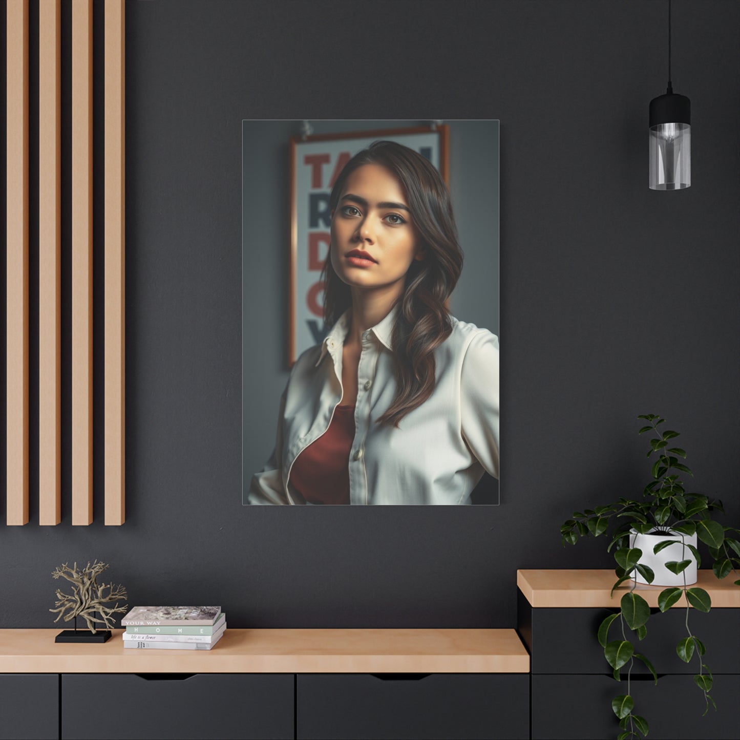 Lavish Office Composition Wall Art & Canvas Print