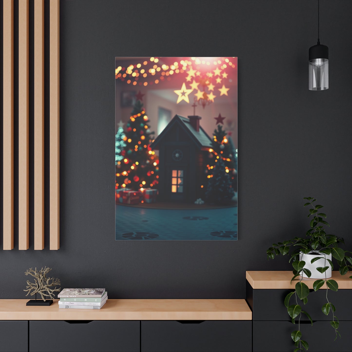 Supreme Black Christmas Art Collection Wall Art & Canvas Print